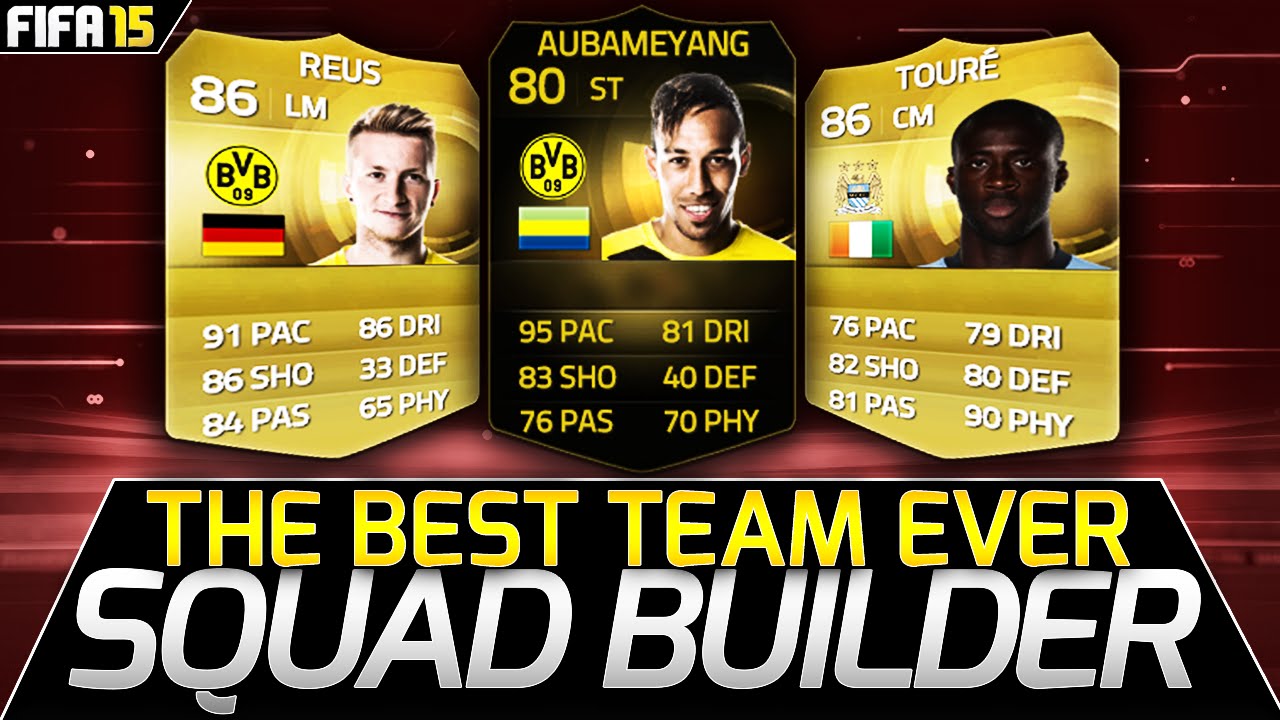 FIFA 15 - THE BEST TEAM EVER!!! 1 MILLION COIN HYBRID SQUAD BUILDER! 50K GIVEAWAY!