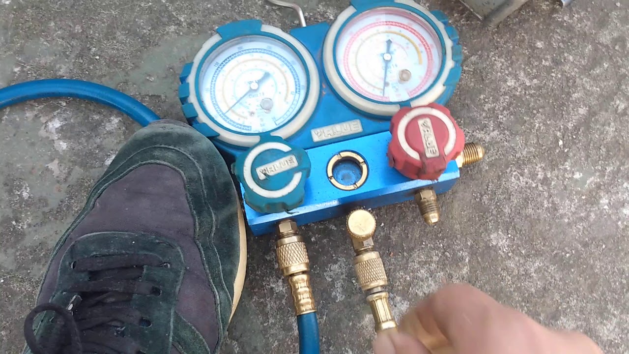 como recargar gas r410.