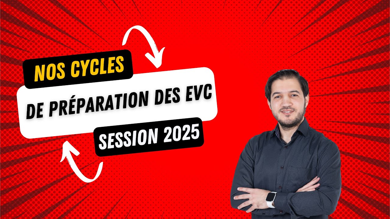 Nos cycles de préparation des EVC pour la session 2025 avec un extrait de la médecine d'urgence