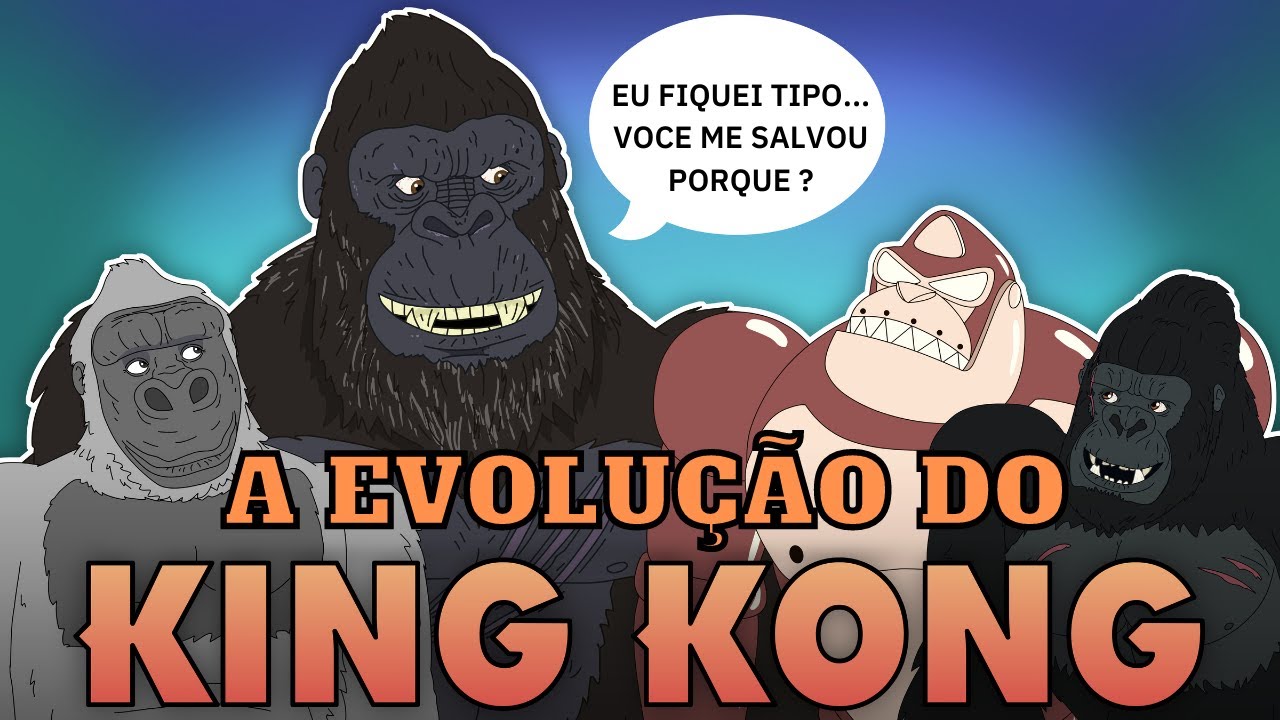 A Evolução Do KING KONG (Animação) Dublado