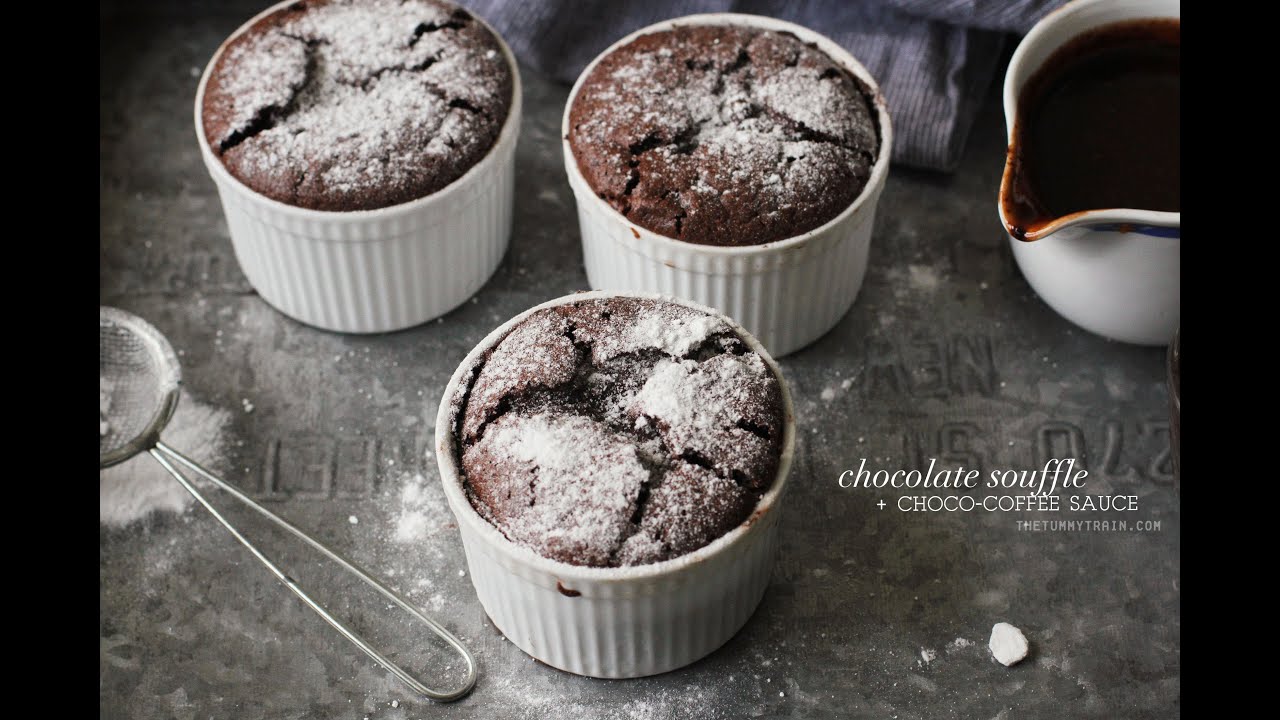 Chocolate Souffle with Choco-Coffee Sauce RECIPE (feat. KitchenAid) | The Tummy Train