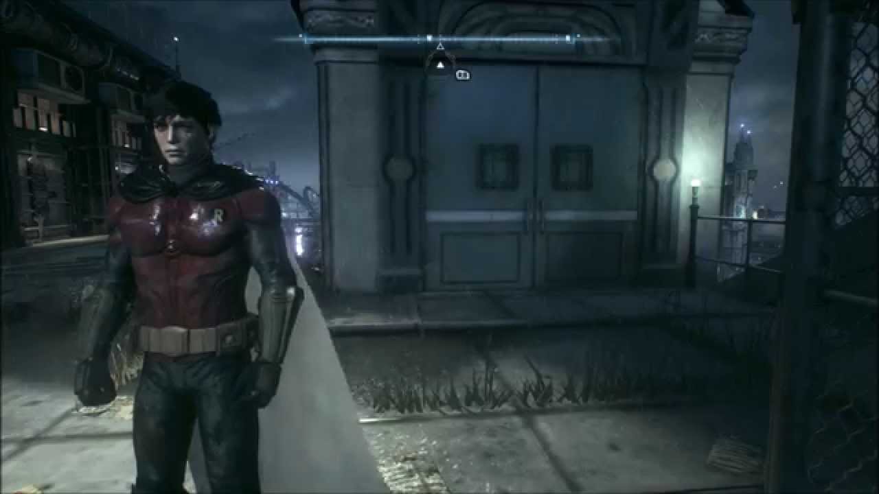Batman Arkham Knight Mod Playable Jason Todd with cape and J on his face