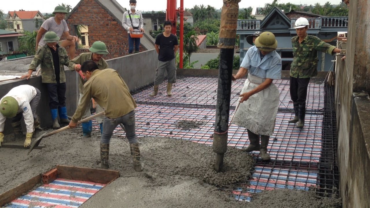 How To Build Roof Using Ready Mixed Concrete - Construction Technology