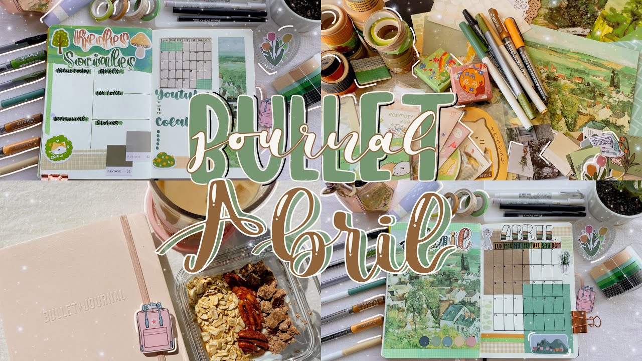Bullet Journal ✨Abril✨ // Planea conmigo Abril - Blue Codes