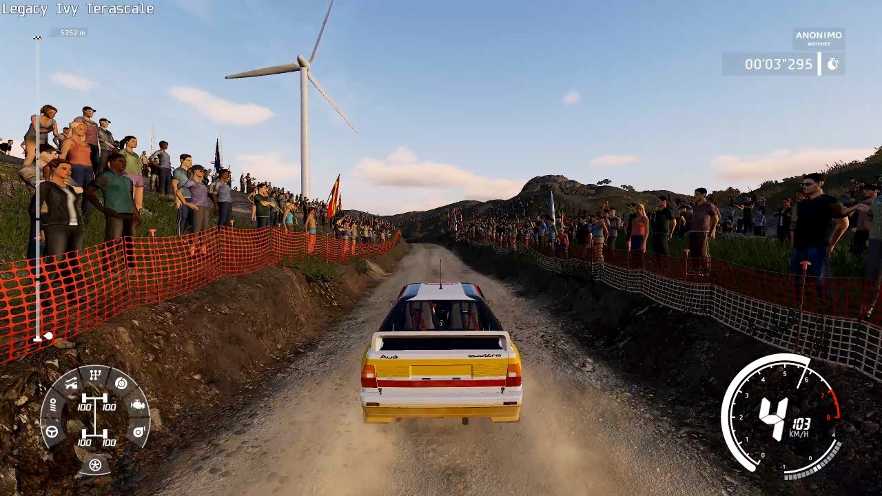 Audi Quattro A2 , Fafe Reverse ( WRC 9 gameplay )