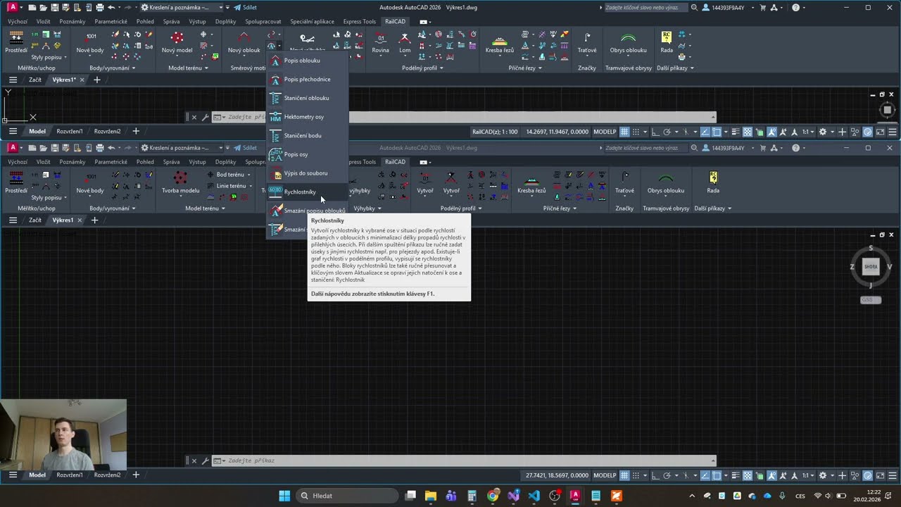Nové menu a souhrn novinek v RailCADu verze 4.0