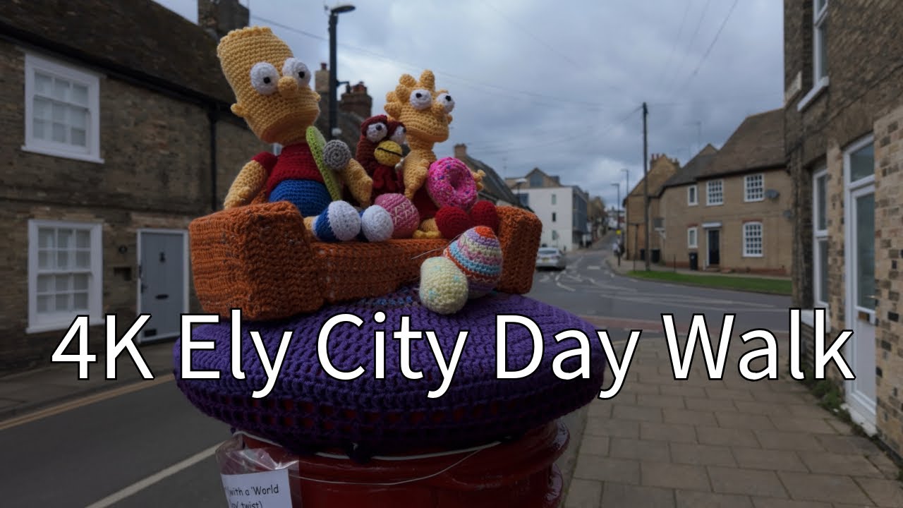 4K I walked through The City of Ely 2024