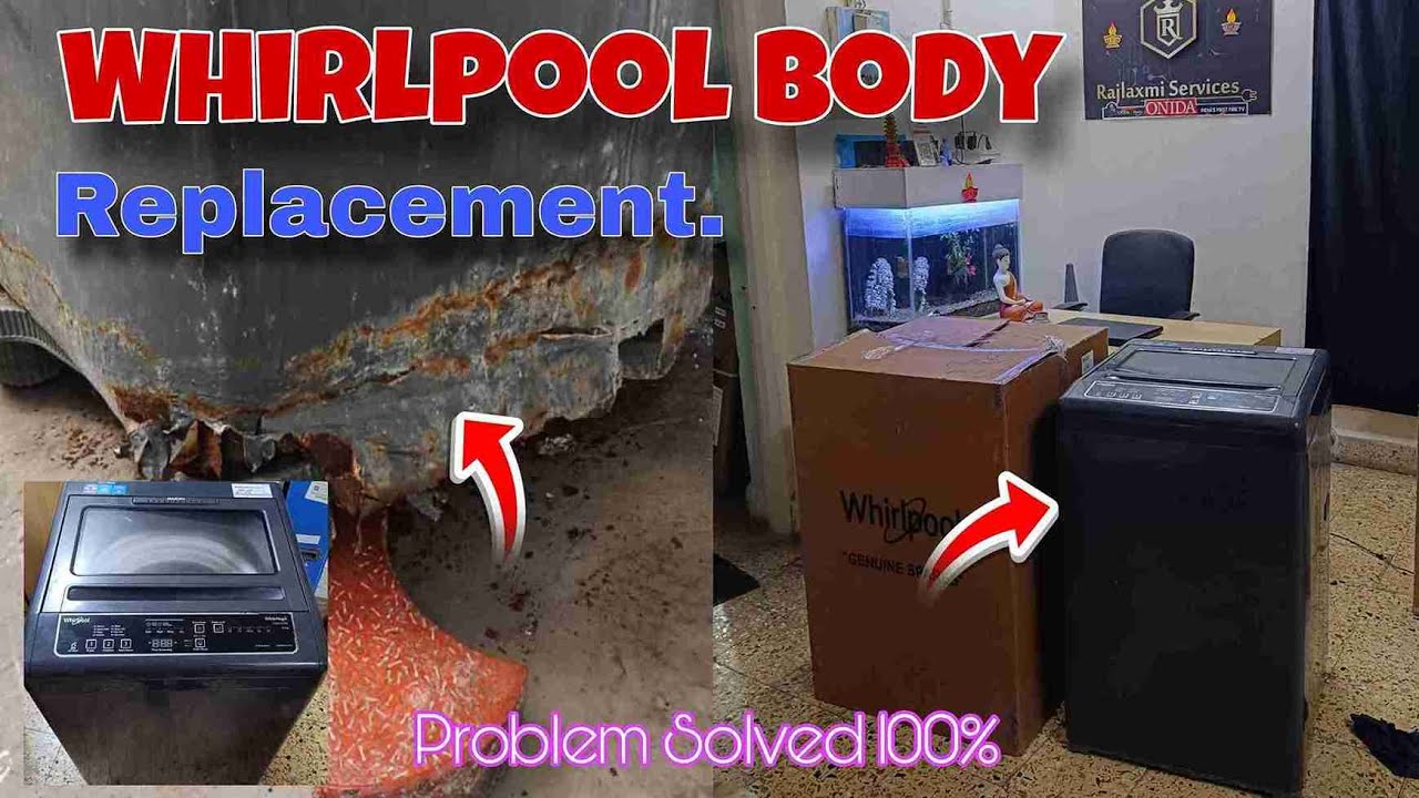 WHIRLPOOL TOP LOAD WASHING MACHINE BODY REPLACED/#WORKSHOP / #SHORTS #VIRAL #WHIRLPOOL #BODY