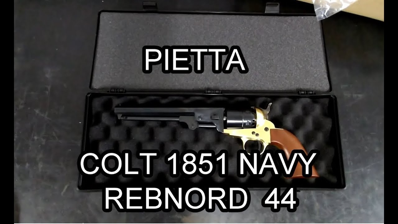 Pietta Colt 1851 Navy RebNord 44' unboxing i pierwsze wrażenia