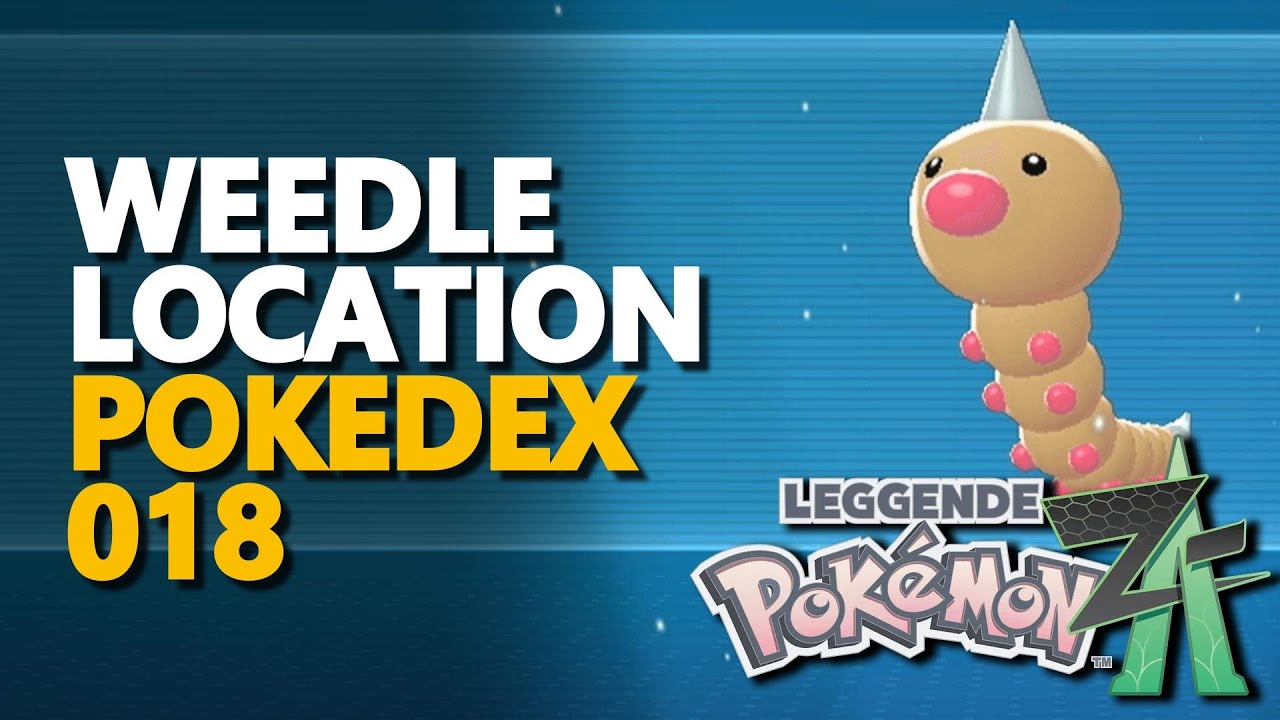 Weedle Location Pokemon Legends Z-A Pokedex 018