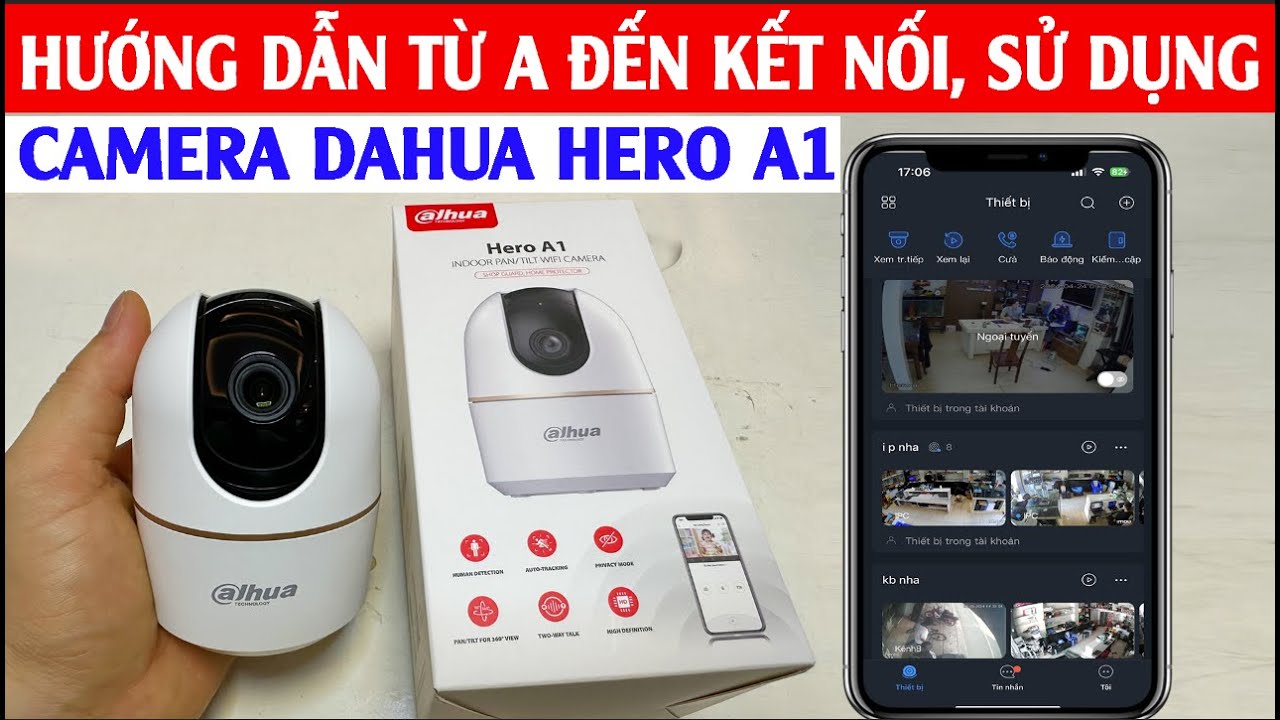 HƯỚNG DẪN KẾT NỐI, SỬ DỤNG CAMERA DAHUA HERO A1 VỚI ĐIỆN THOẠI APP DMSS #H2AE #H4AE #H5AE #dmss