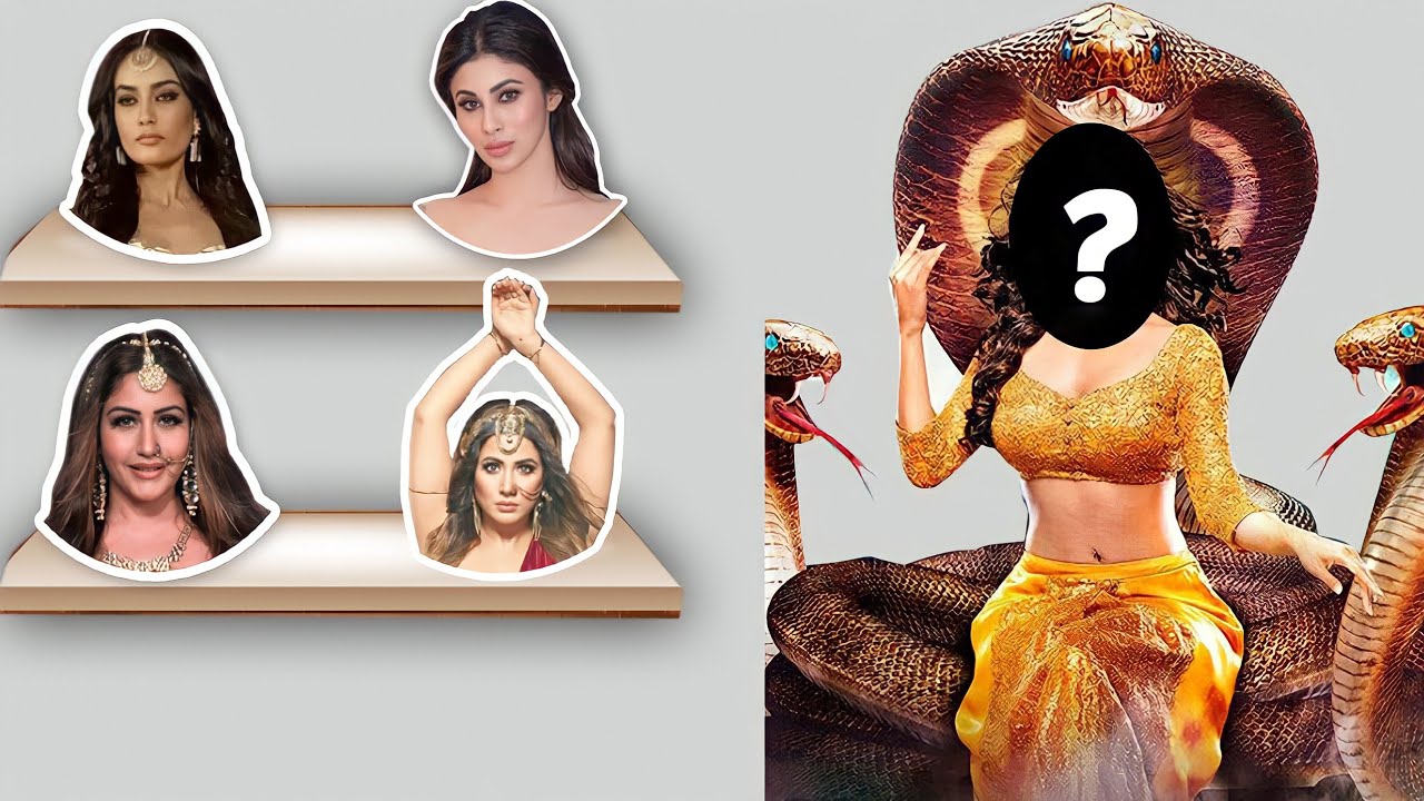 wrong head puzzle with naagin tv serial actress|| hina khan||Surbhi jyoti||surbhi chandna||mouni roy