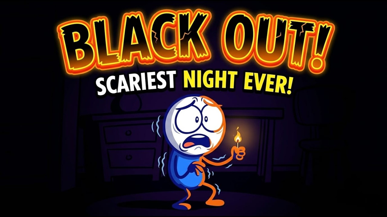 BLACK OUT! 🕯️ | Funny Pencilmation Cartoon Compilation.