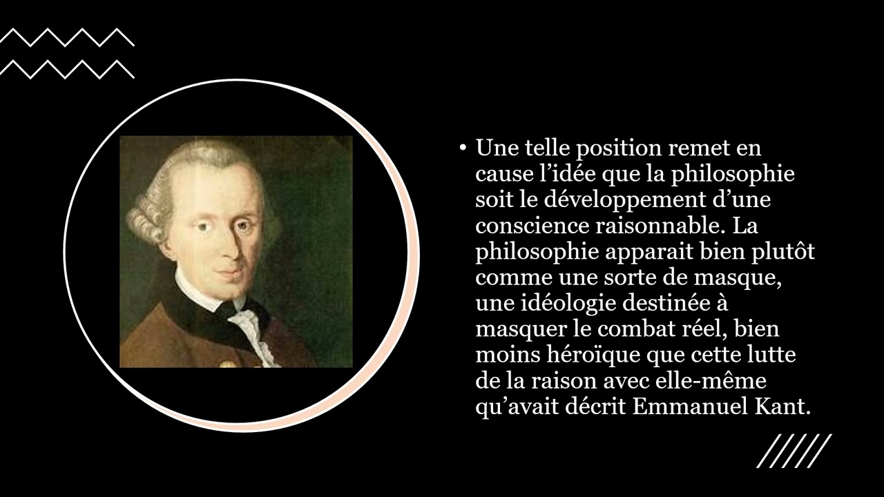 La philosophie comme idéologie: la position de Karl Marx