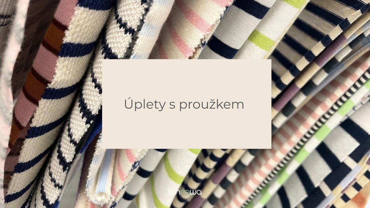 Ukázky úpletů s proužkem