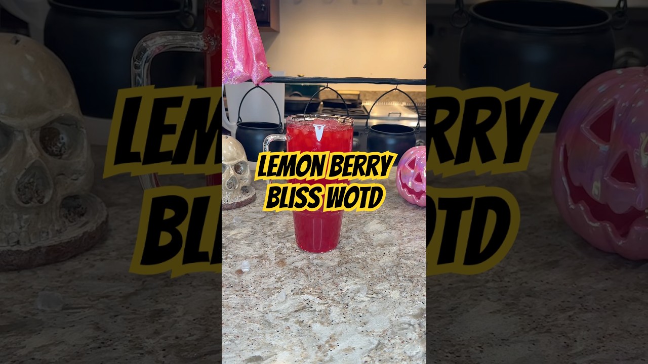 Lemon Berry Bliss WOTD Raspberry Lemonade + Strawberry Watermelon #BigGuyWaters #FlavoredWater#wotd