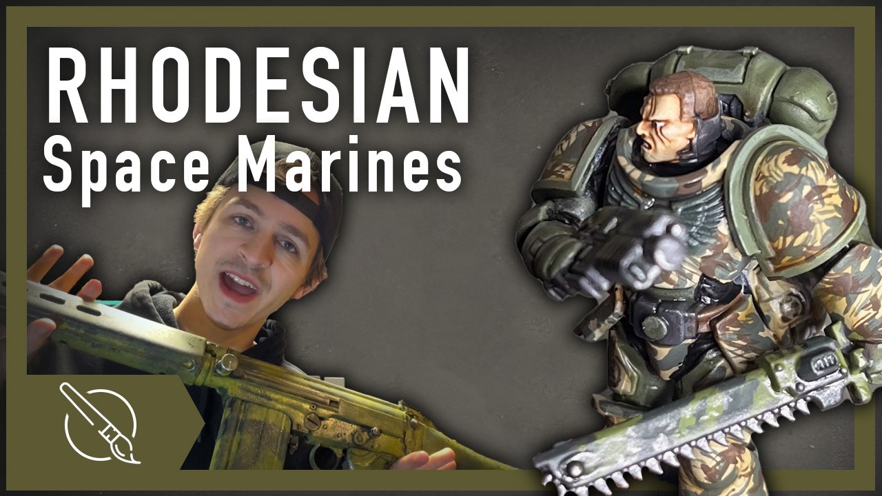SICK Brush-Stroke Raptor Space Marines - Rhodesian Camo Painting Guide