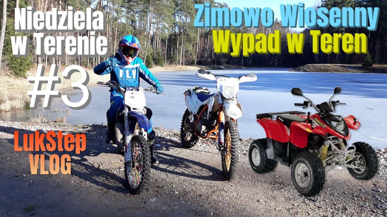 Niedziela w Terenie #3  Zimowo wiosenny wypad 🤟 Xmotos XB88 250 Yamaha YZ 85 Polaris Phoenix 200 cc