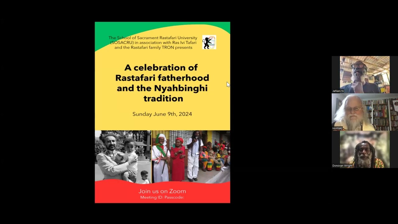 A Celebration of Rastafari Fatherhood and the Nyahbinghi Tradition with Ras IvI Tafari