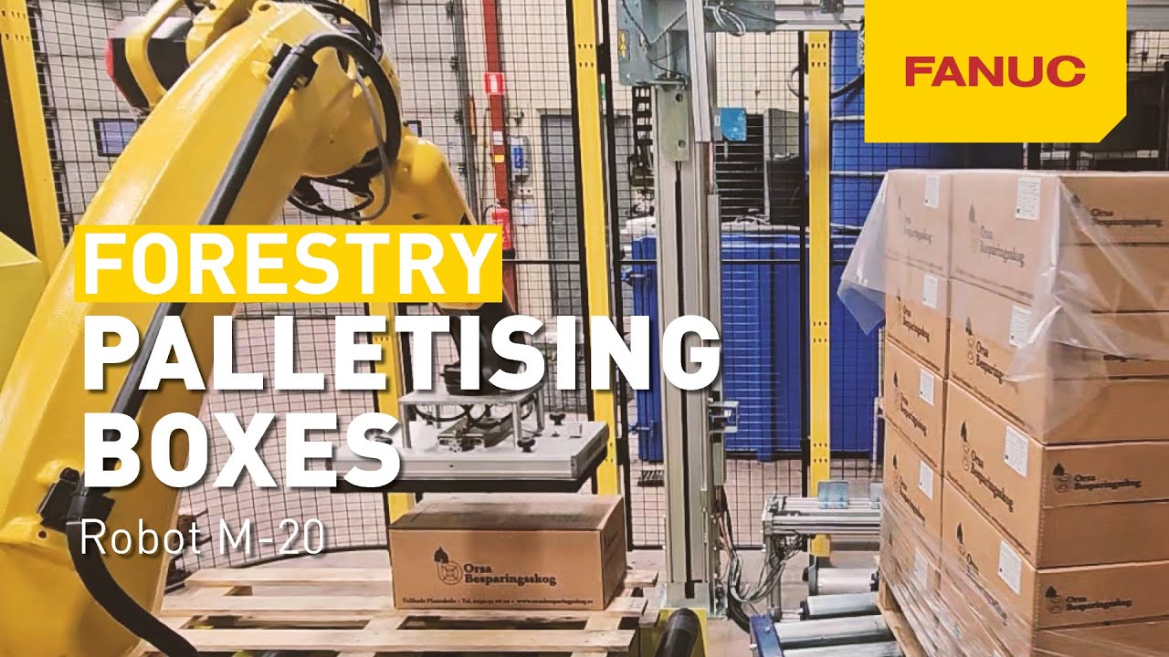 Palletising Boxes | FANUC & YMSE Robotics | GET IT DONE. TOGETHER!