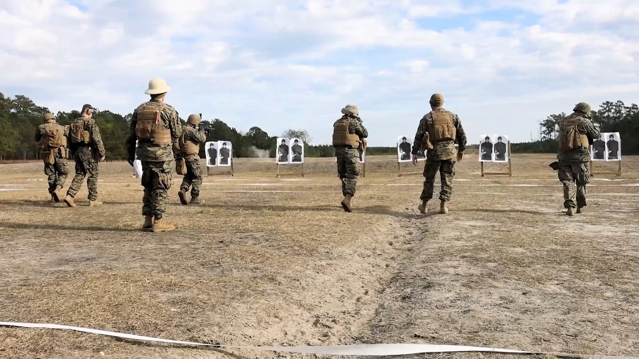 Marines Conduct Rifle Qualification Tables 3-6