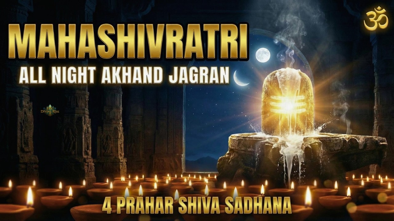 🔴 LIVE: Mahashivratri 2026 – 12 Hours 4 Prahar Puja, Mahamrityunjaya Jaap & Aarti (Akhand Jagran)