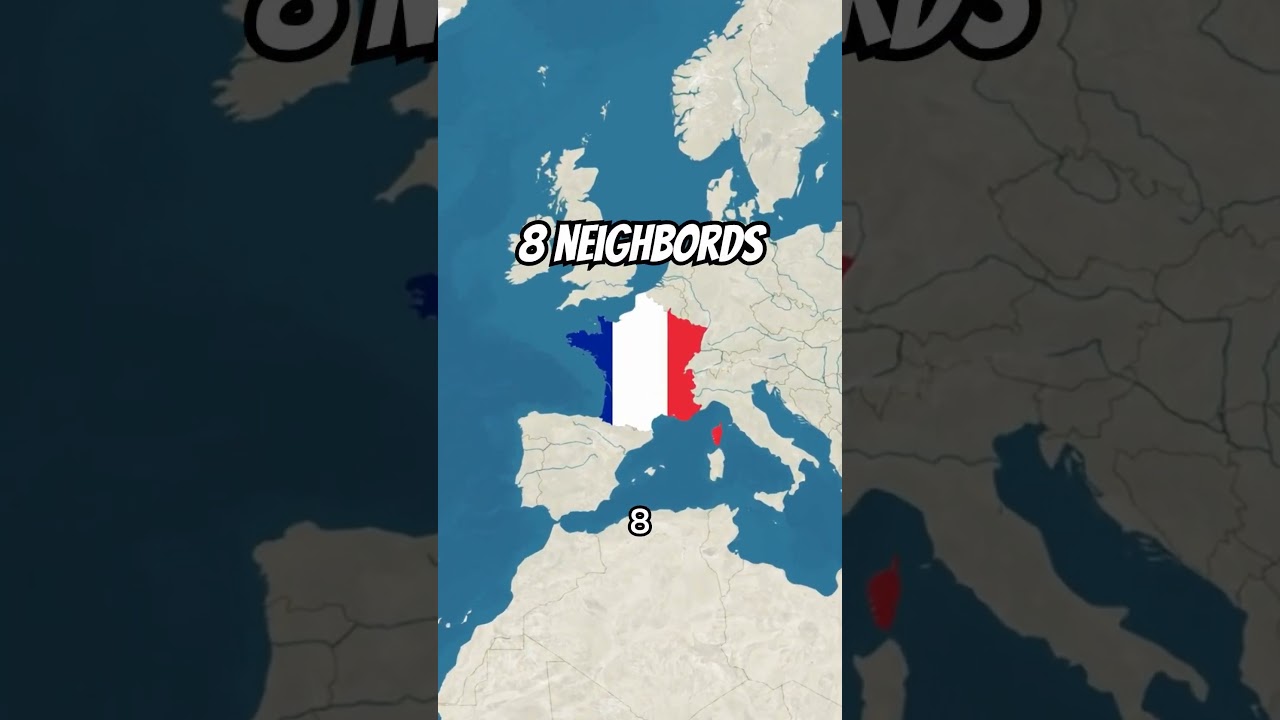 Which country has the most neighbours?