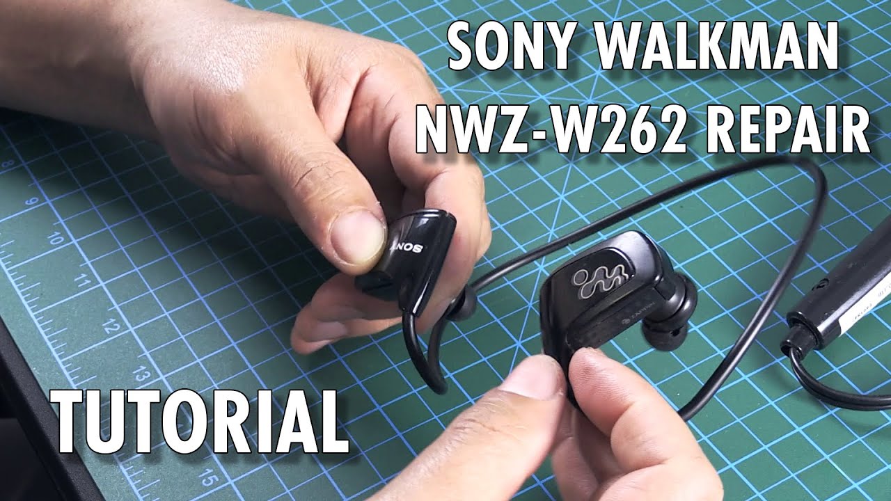 Don't Throw Them Away! Sony Walkman NWZ-W262 Headphones Repair