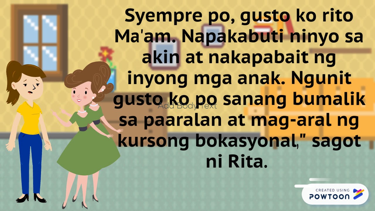 Copy of Kuwento : Pagmamalasakit at Pagtalima