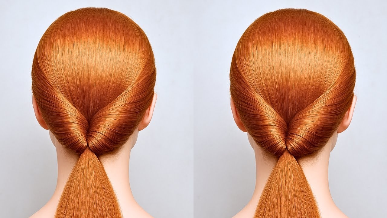 💥Quick Ponytail Hairstyle For Everyday (Time-Saving) | hair style girl simple and easy
