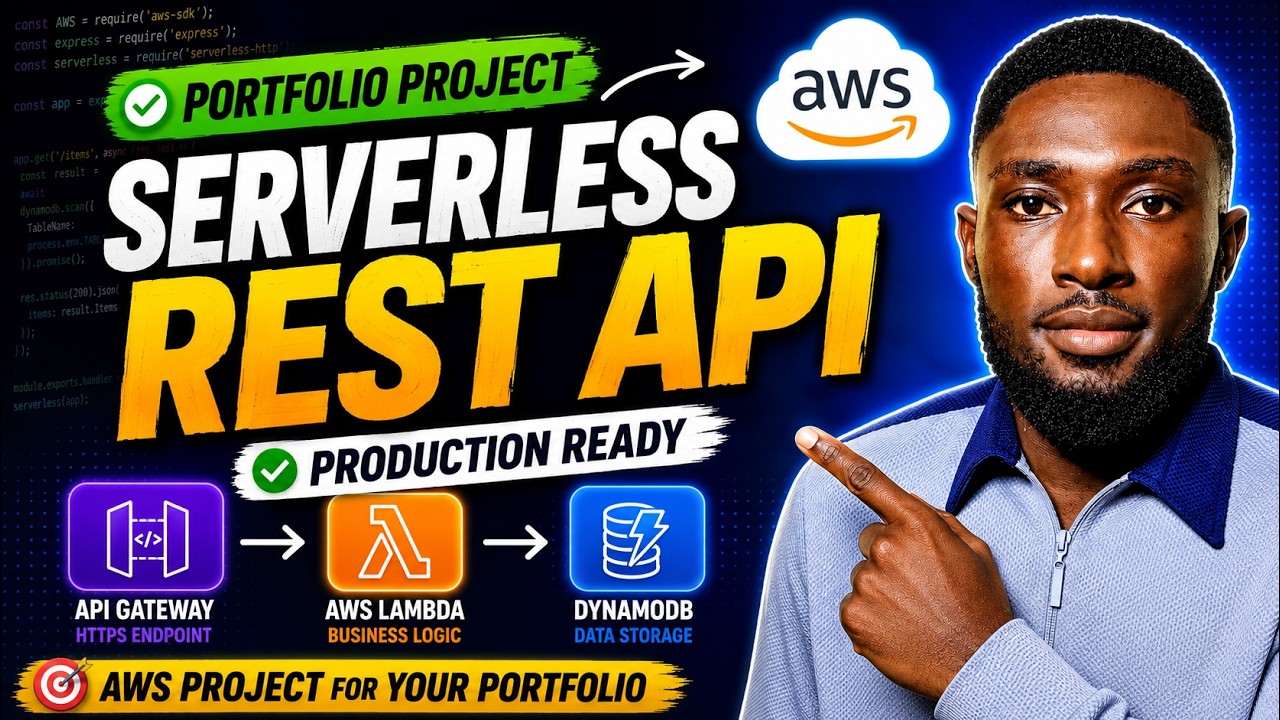 Build a Complete Serverless REST API With Authentication on AWS | Lambda, Cognito, DynamoDB Python