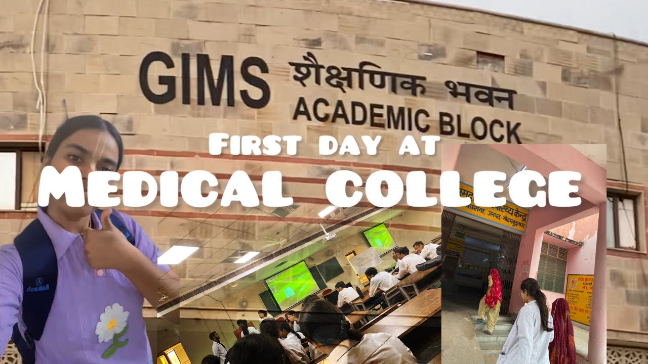 First Day as a Med Student 🩺 | MBBS College Vlog