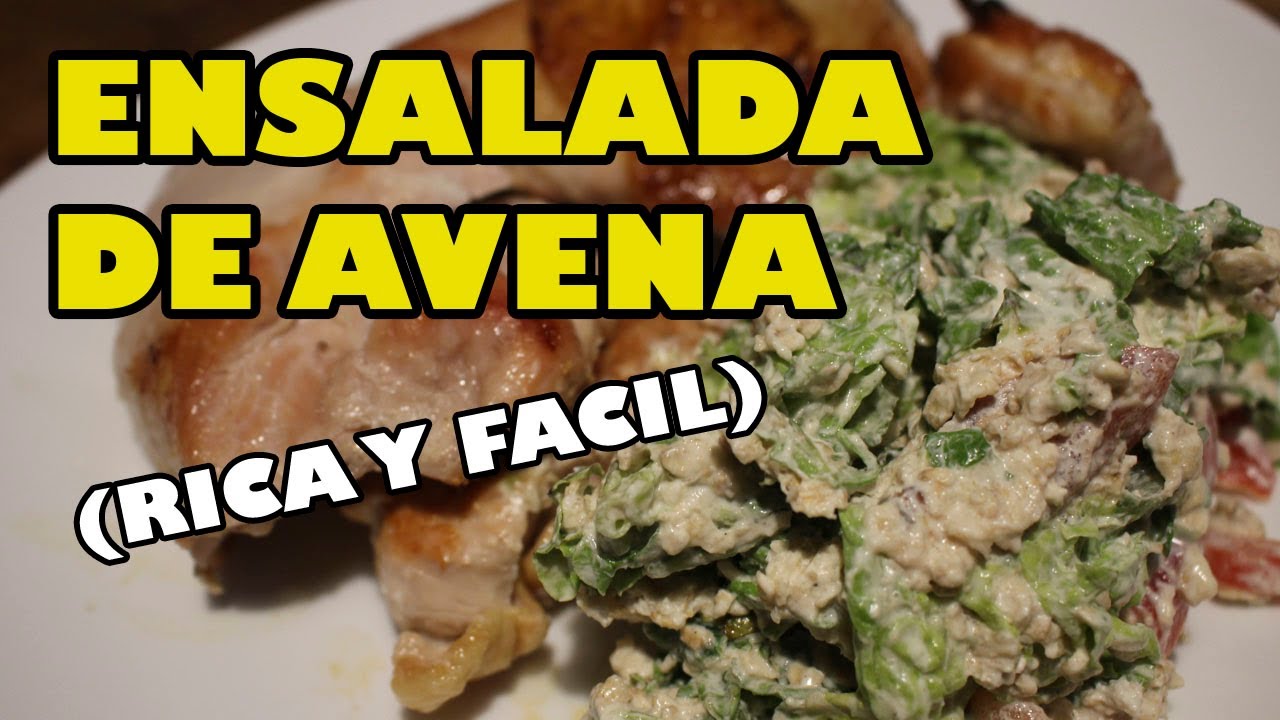 ENSALADA DE AVENA (Rica y F&aacute;cil) | FabianCocinero