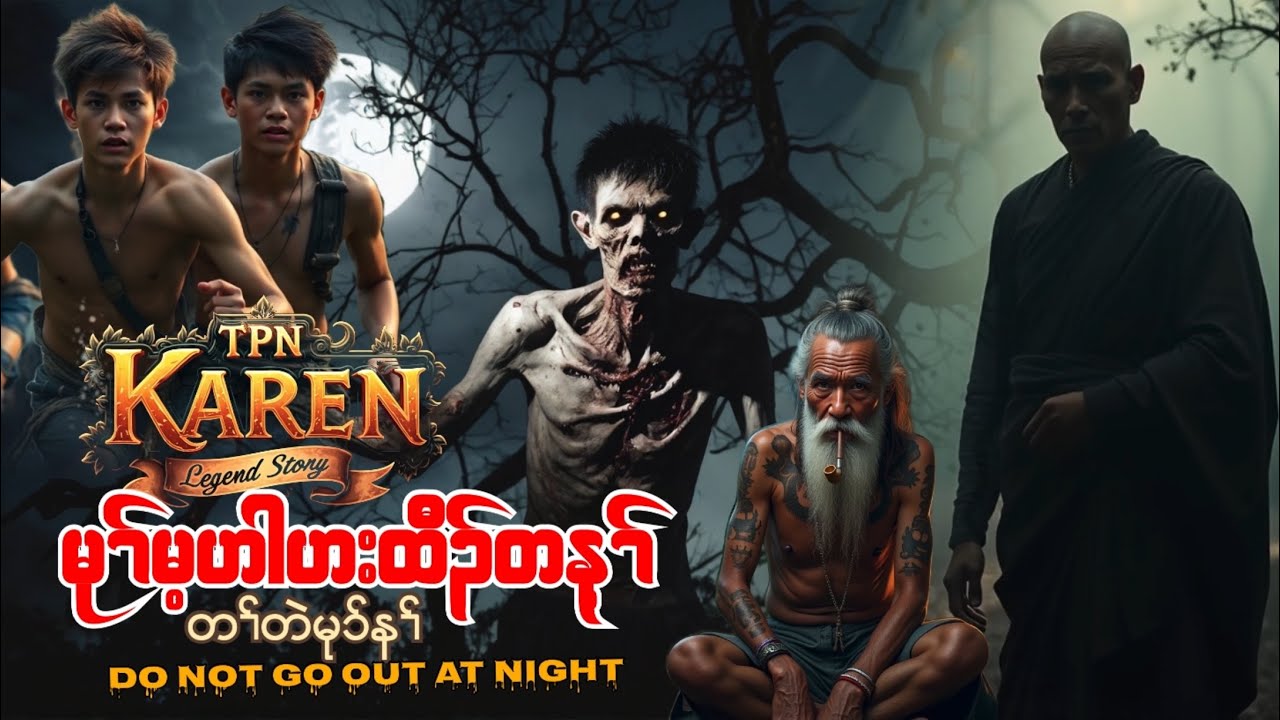 🟣No.284-Karen Scary Story- Do Not Go Out At Night- တၢ်တဲလီၤပျံၤ #tpnkarenlengendstory