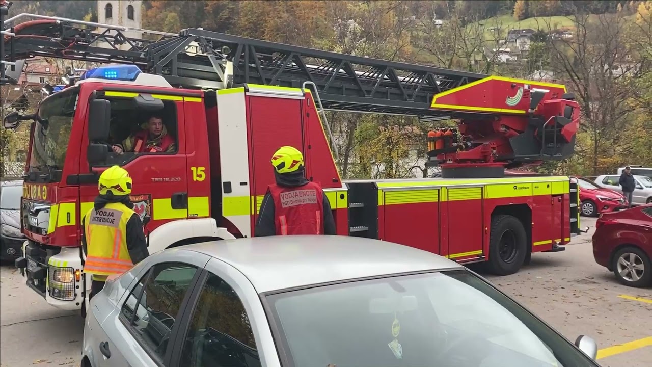 VAJA: Požar na OŠ Tržič, 5. 11. 2021