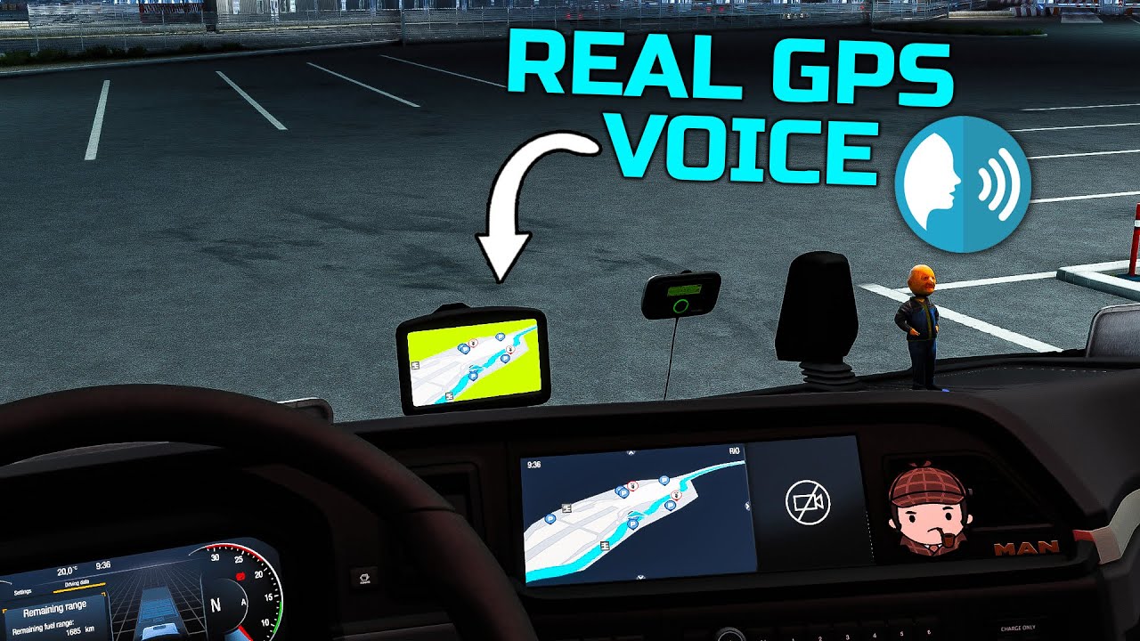 Realistic GPS Voice Mod For ETS2 1.48 | ETS2 1.48 MODS