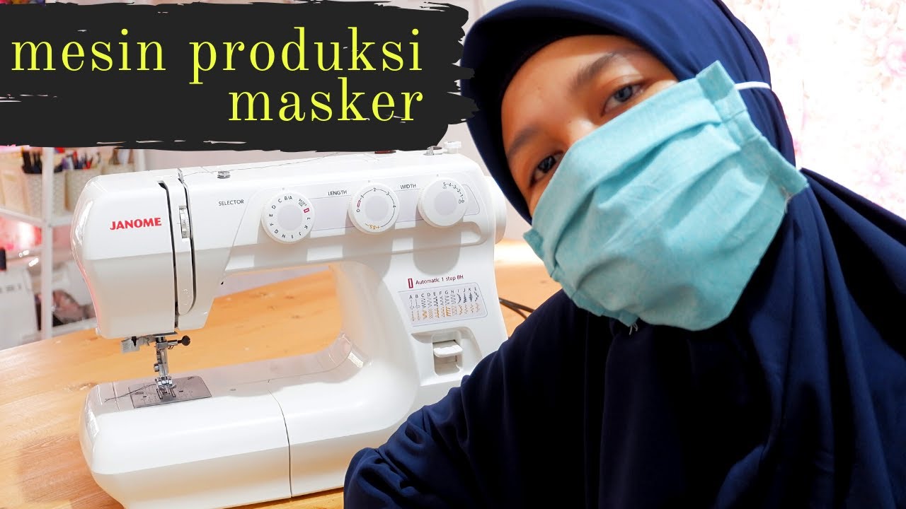 TIPS Cara Membuat dan Memproduksi Masker Kain Tali Karet dirumah kamu.
