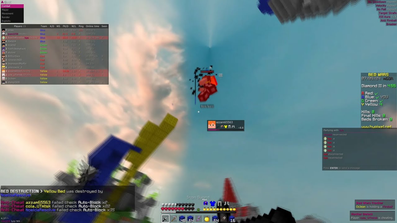 STRAFING around HACKERS on Adjust client ft. INSANE hvhs