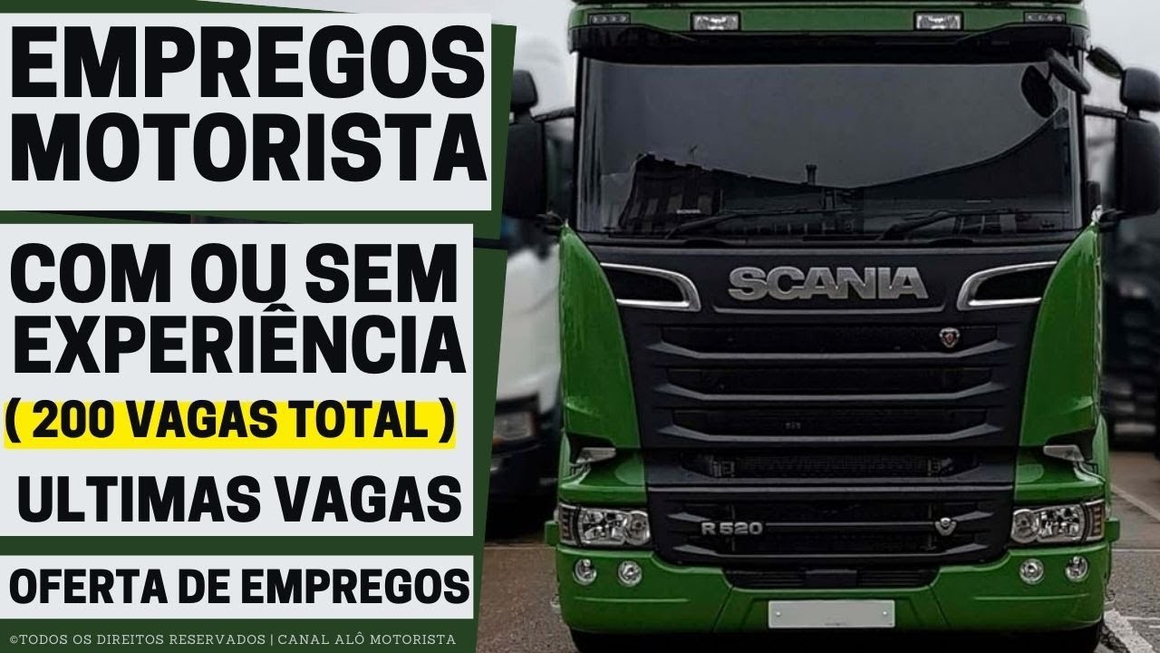 🚛 [200 VAGAS] SEM EXPERIÊNCIA E COM EXPERIÊNCIA | VAGAS PARA MOTORISTA 2026