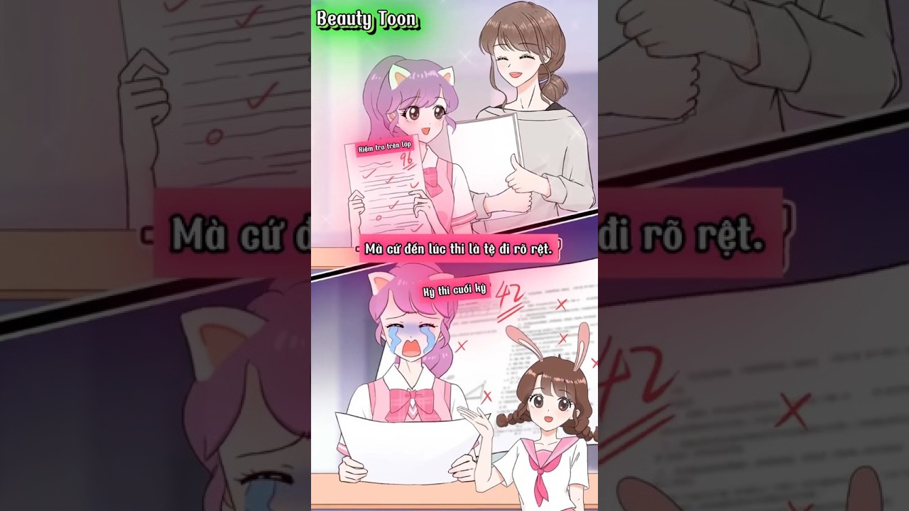 3 Mẹo Gi&uacute;p Bạn Tỏa S&aacute;ng Trong Kỳ Thi Cuối Kỳ ! #beautytoon #hoathinhvuinhon