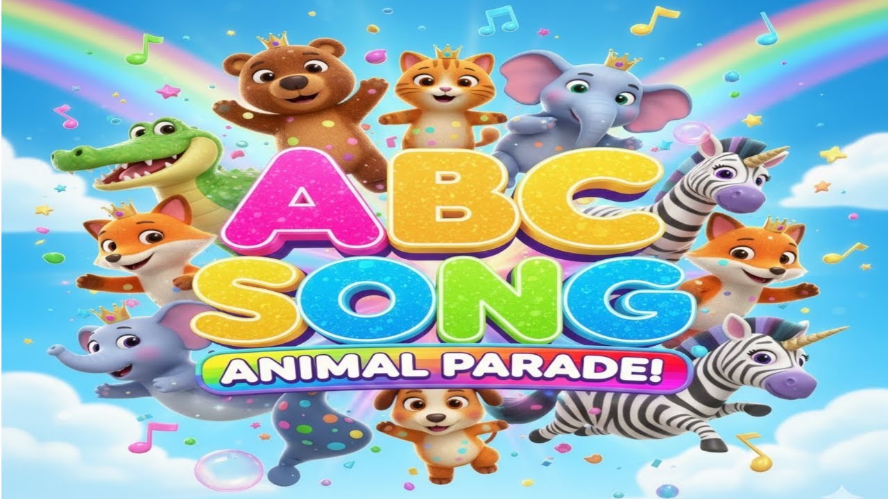 ABC Phonics Song l Learn Alphabet & Animal Name l Super Cute & Fun Song for Kids & Toddlers