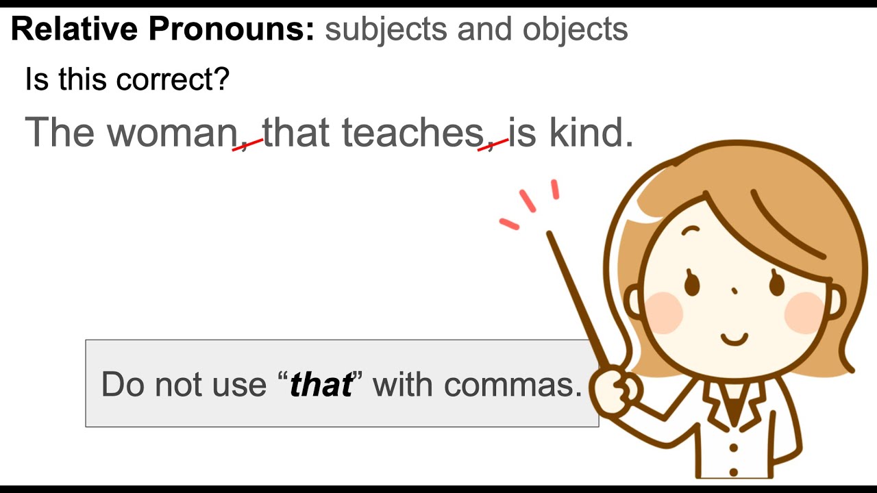 Relative Pronouns: who / that / which / ∅ / whose / where / when
