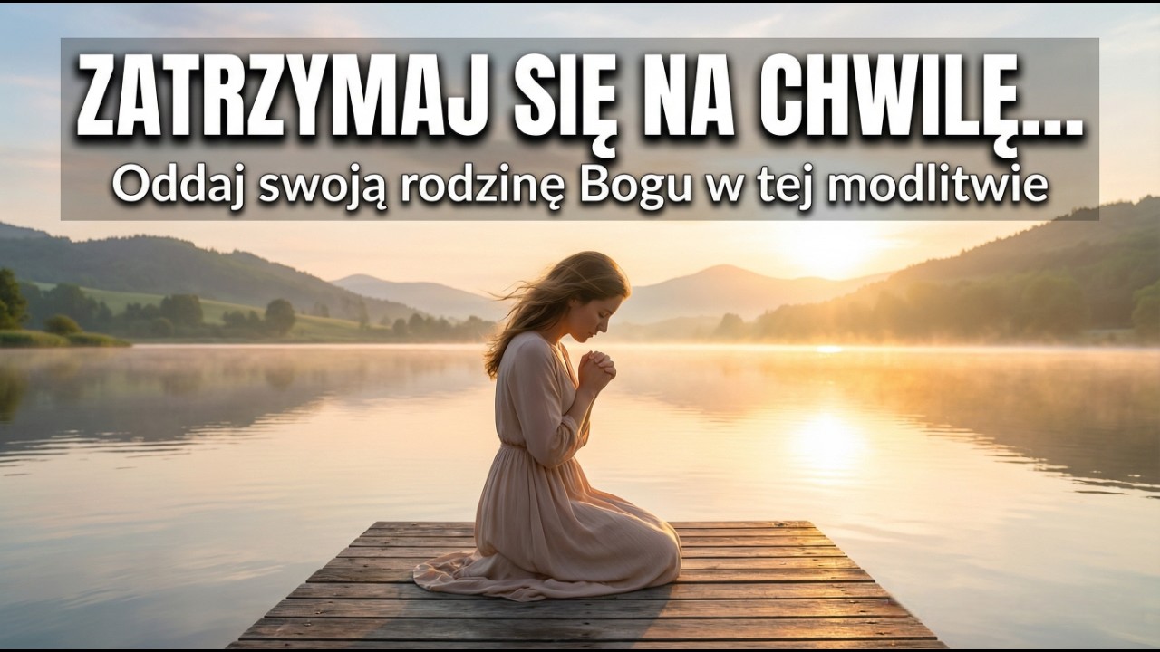 Zatrzymaj się na chwilę i powierz wszystko Bogu w tej modlitwie