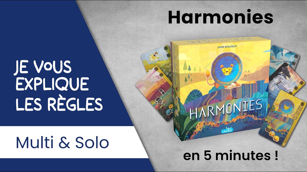 Je vous explique les règles du jeu HARMONIES en moins de 5 minutes!