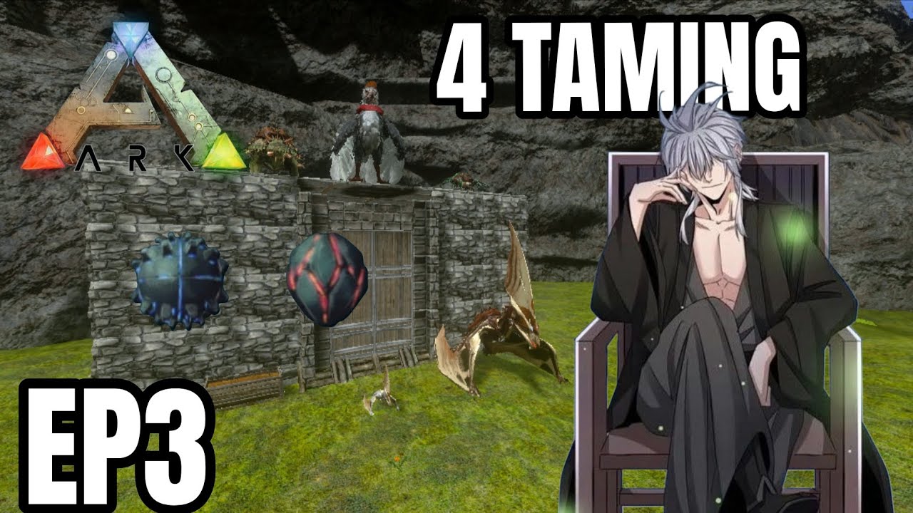 SURVIVING 100 DAYS ON ARK MOBILE 2.0 HARDCORE EPISODE 3