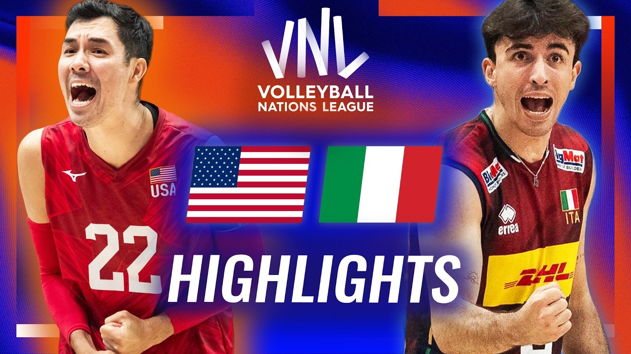 USA 🇺🇸 vs. Italy 🇮🇹 - Highlights | Week 1 | Men's VNL 2026