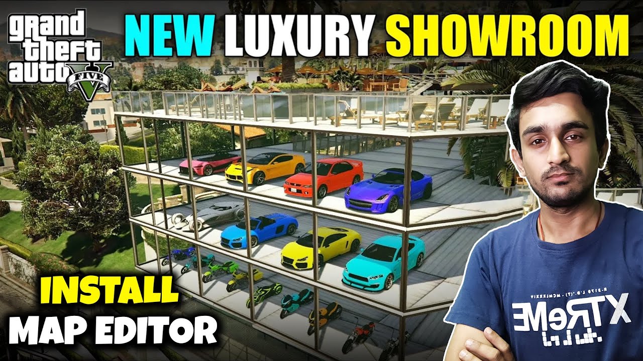 How to Install Car Dealership Showroom in GTA 5 Like Techno Gamerz | Install Map Editor in GTA 5