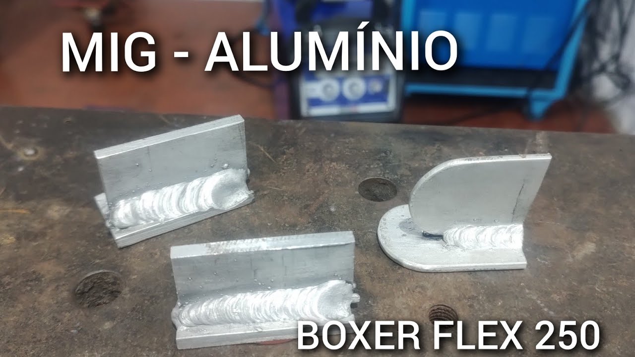 teste MIG alumínio na boxer flex 250 (2)parte