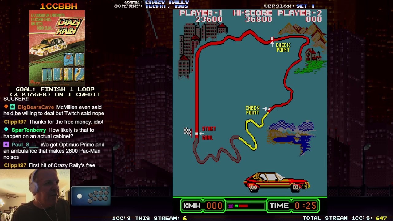 1CCBBH - 648. Crazy Rally (1 Loop Clear)