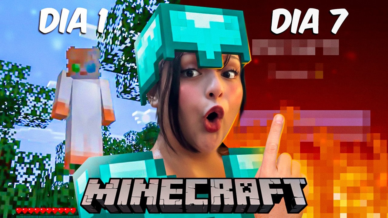 Mi PRIMERA VEZ en MINECRAFT 🤔